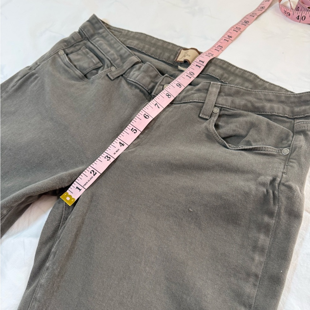 PAIGE Straight-Leg Jeans in Olive Brown - Picture 4 of 7